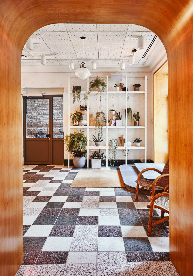 City Guide New York Lower East Side Sister City Hotel Lobby