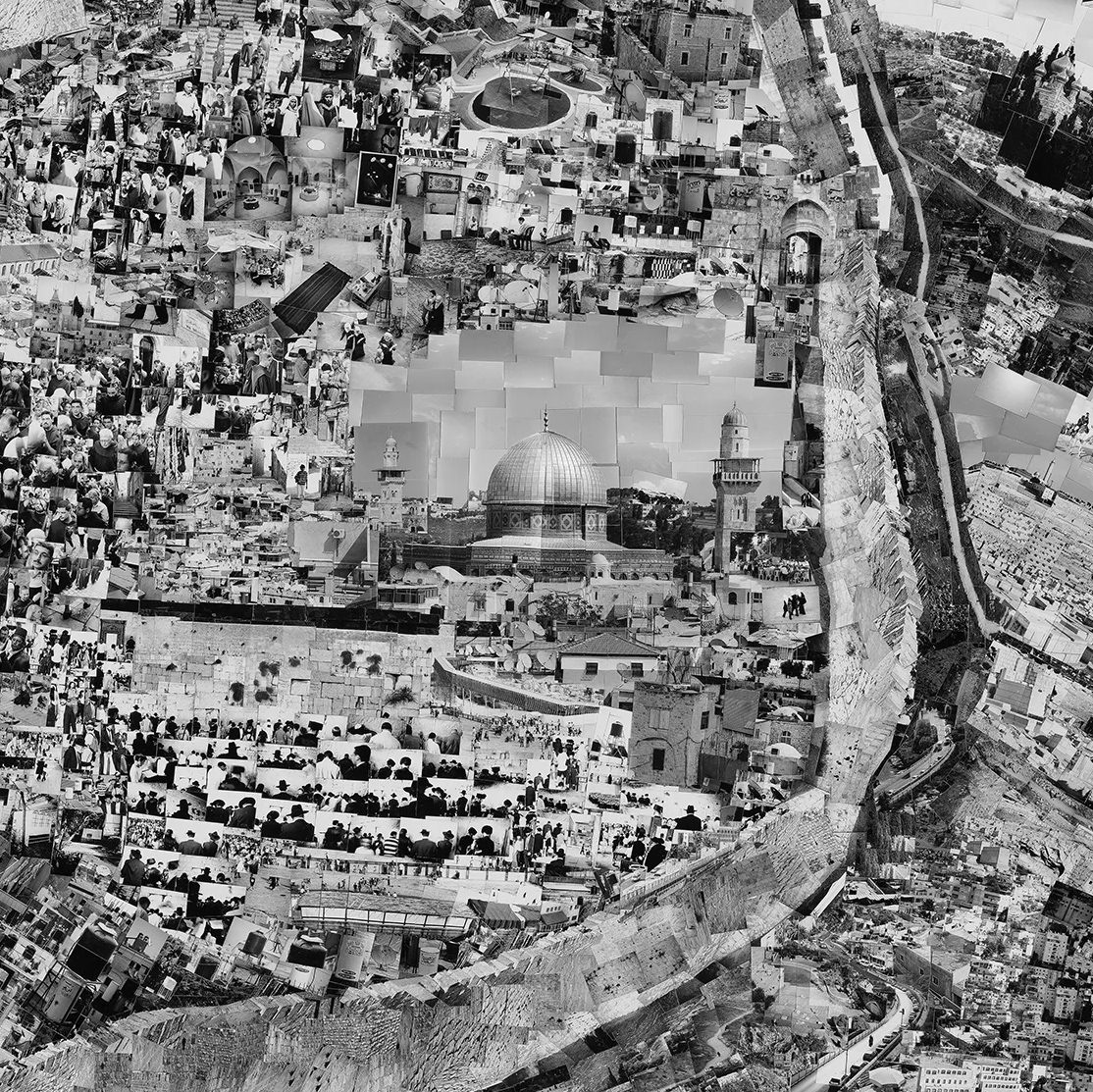 Sohei Nishino Photomontages Carte Diorama CityMaps Jerusalem (Détails)