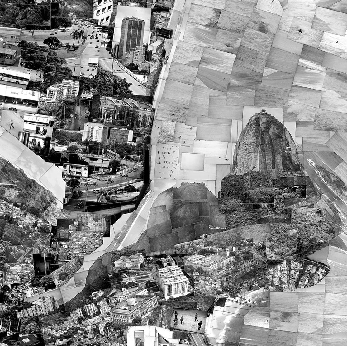 Sohei Nishino Photomontages Carte Diorama CityMaps Rio de Janeiro (Détails)