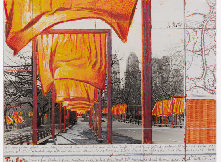 Christo. The Gates, Project for Central Park, New York City (2003)