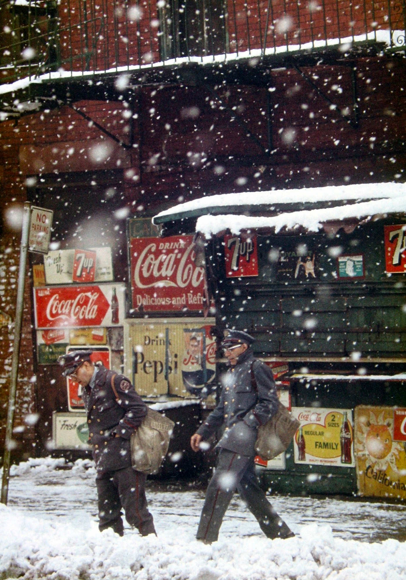 Saul Leiter Postmen 1952