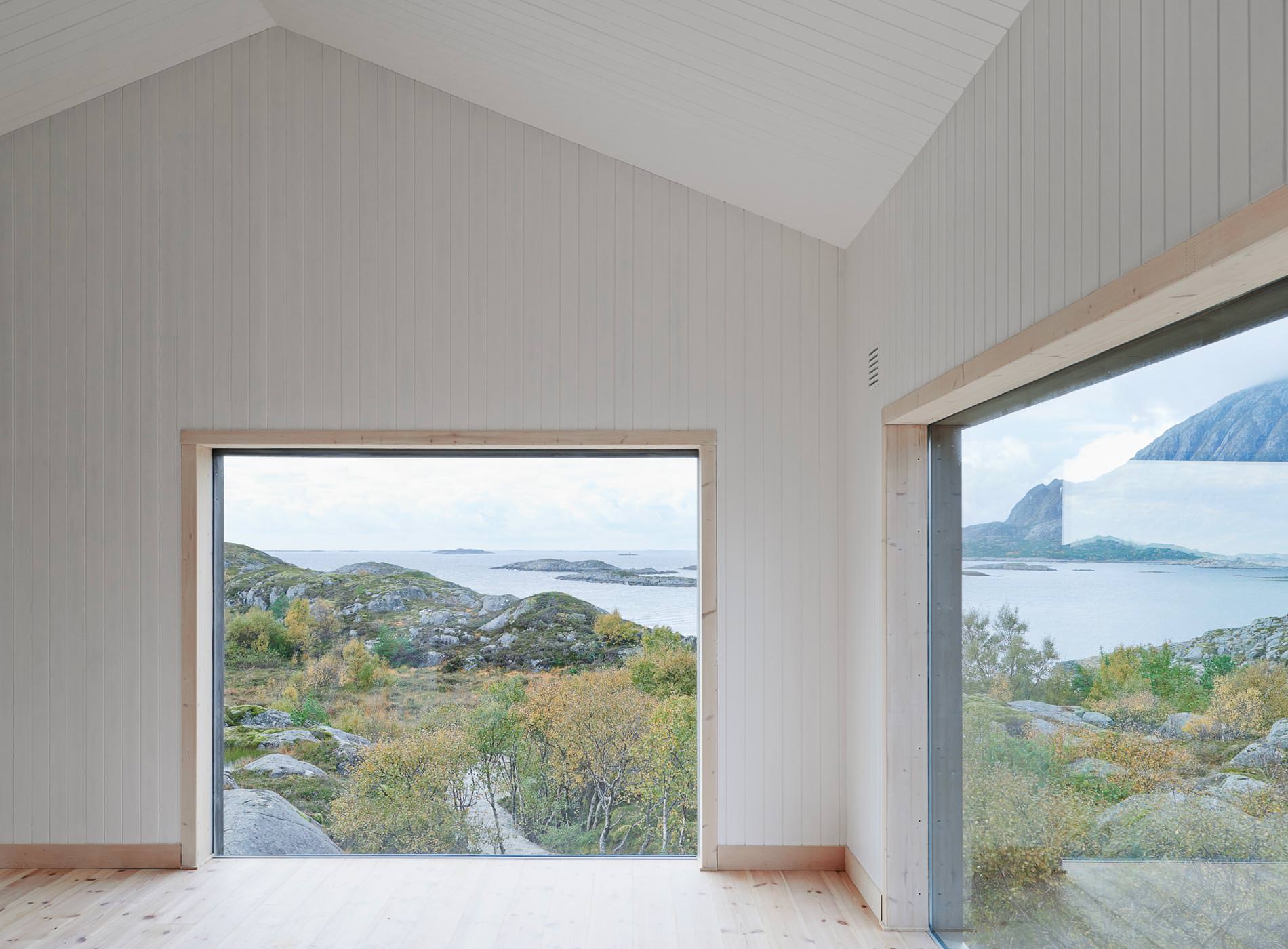 Cottage d'écrivains, Vega Cottage, Archipel de Vega, Norvège, Kolman Boye Architects