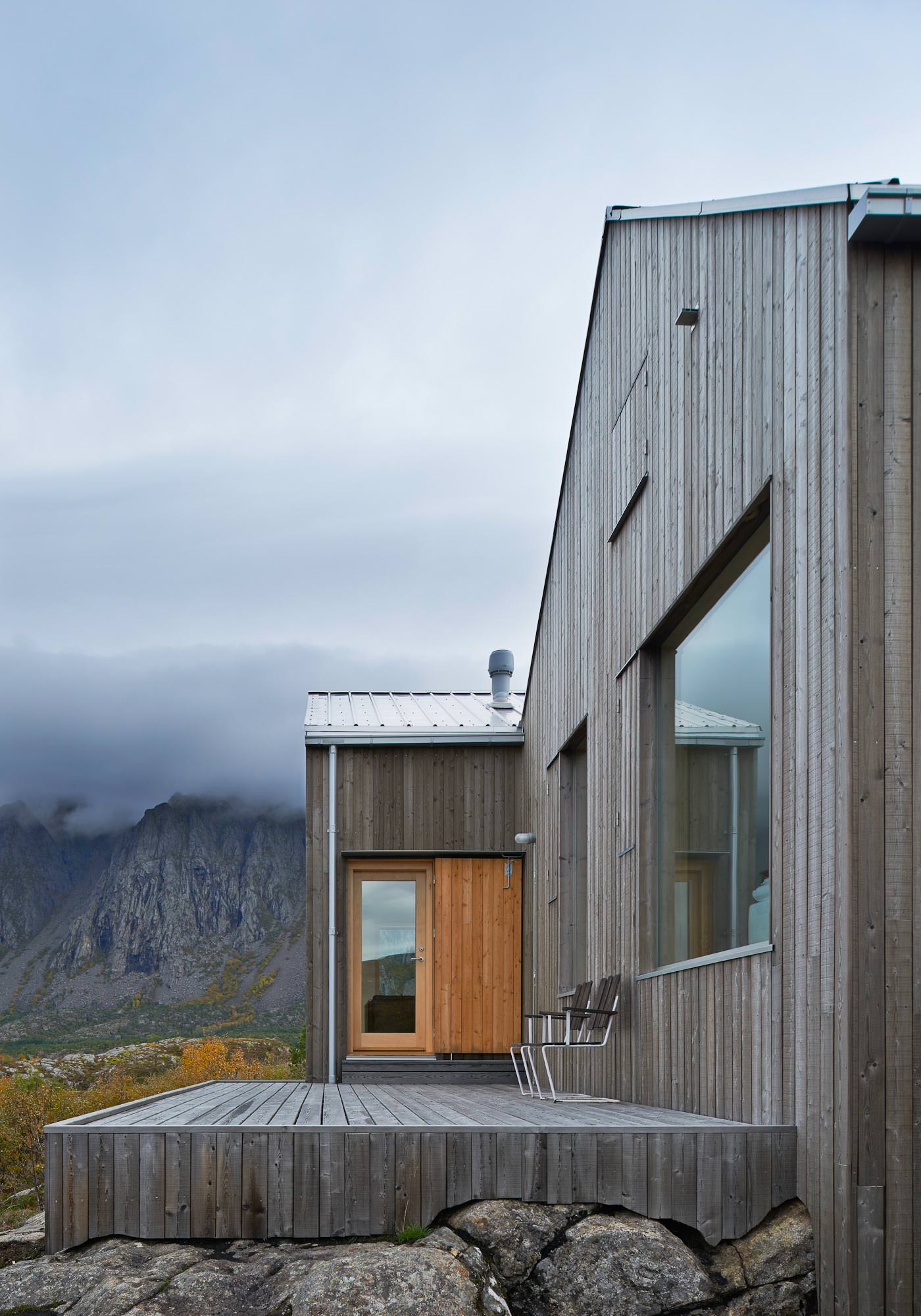 Maison d'écrivains, Vega Cottage, Archipel de Vega Norvège, Kolman Boye Architects